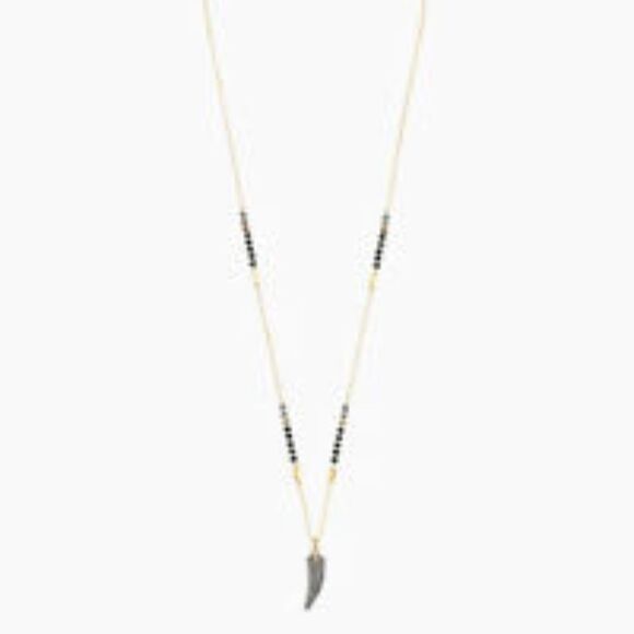 Stella & Dot - Rebecca Minkoff Collab - Janson Pave Horn Necklace Delicate - Picture 5 of 5